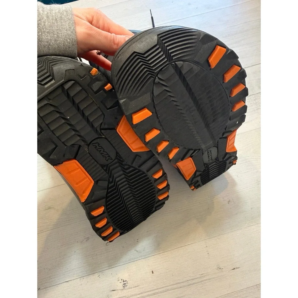 HMK Highmark 4 Snowmobile Boots Men's Size‎ 8 Black Orange